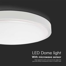 LED Kúpeľňové stropné svietidlo so senzorom LED/18W/230V 4000K IP44 biela