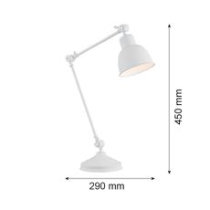 Argon 3194 - Stolná lampa EUFRAT 1xE27/15W/230V
