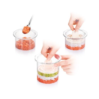 Formičky na tvarovanie pokrmov PRESTO Food Style, kolieska, 3 ks