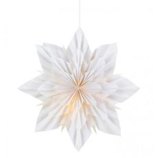 Markslöjd 705836 - Vianočná dekorácia NEELA 1xE14/25W/230V pr. 48 cm biela