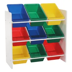 Organizér na hračky, viacfarebná/biela, KIDO TYP 2