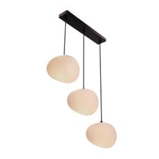 Luster na lanku STONES 3xE27/40W/230V