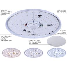 LED Stmievateľné stropné svietidlo LED/150W/230V
