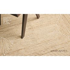 Diamond Carpets India , Ručne viazaný kusový koberec Aerie J 37 Natural, 300x400, béžová, chodba / predsieň