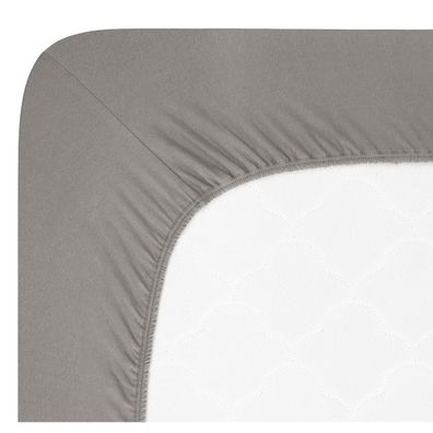 Tmavosivá napínacia plachta jersey 200x220 cm Boxspring – Andrea Simone