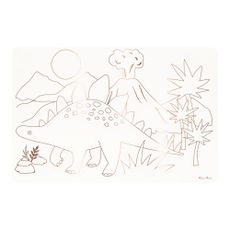 Papierové prestieranie v súprave 8 ks 28x42.5 cm Dinosaurs – Meri Meri