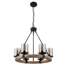 Globo 15555-6H - Luster na reťazi LILA 6xE27/60W/230V