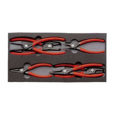Knipex kliešte 00 20 01 V02 - balenie SRZ v penovej vložke (sada 6 ks)
