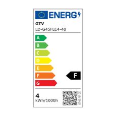 Neutrálna biela filamentová žiarovka E14, 4 W – GTV