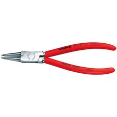 Kliešte na poistné krúžky 140 mm, vnútorné rovné. Knipex - 44 13 J0 - DIN 5265 C. Pochrómované, potiahnuté plastom