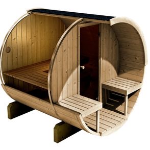 Sudová sauna ECO 200 BOROVICA THERMO s terasou