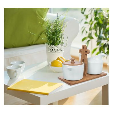 Porcelánová cukornička a nádobka na mlieko Whiteline - Orion