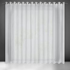 ZÁCLONA NA KRÚŽKOCH LEXY 300X250 CM BIELA