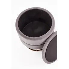 HALMAR Minty taburetka sivá / zlatá
