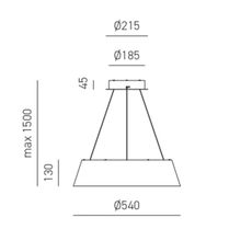 Gea Luce JULIETTE S B- LED Stmievateľný luster na lanku JULIETTE LED/50W/230V biela
