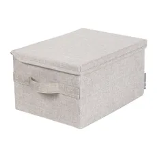 Béžový látkový úložný box s vekom 35x19x26 cm Soft Storage – Bigso Box of Sweden