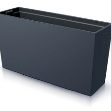 Prosperplast Stredný kvetináč s vkladom CORBI 77 cm antracit