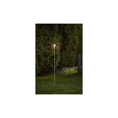 Vonkajšia zapichovatelná svetelná dekorácia Star Trading Outdoor Firework Flattio, výška 110 cm