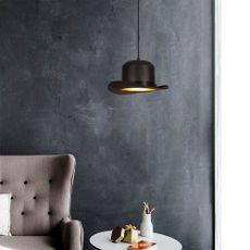 Čierne závesné svietidlo s kovovým tienidlom ø 30 cm Sivani – Opviq lights