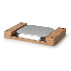 Continenta C4110 - Kuchynská doska na krájanie s misou 39x27 cm dub