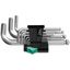 Wera 133163 Nástrčný kľúč 950/9 Hex-Plus 3. Pochrómovaný (sada 9 kusov)