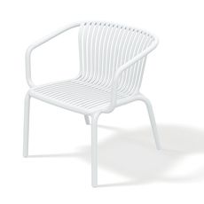 Prosperplast Zahradní křeslo BRENES 67x62,5x74 cm bílé