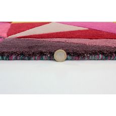 Flair Rugs , Ručne všívaný behúň Illusion Falmouth Multi, 60x230, viacfarebná, chodba / predsieň
