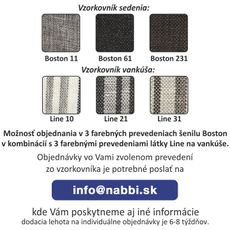 KONDELA Mexx P rohová sedačka s rozkladom a úložným priestorom sivá / vzor
