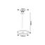 Rabalux 72223 - LED Luster na lanku THRAC LED/40W/230V lesklý chróm