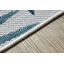Dywany Łuszczów , Kusový koberec Cooper Sisal Palm leaves 22258 ecru/navy – na von aj na doma, 160x220, modrá, viacfarebná, žltá, chodba / predsieň