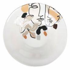 Keramická misa na šalát VDE Tivoli 1996 Face to Grey, ø 39 cm