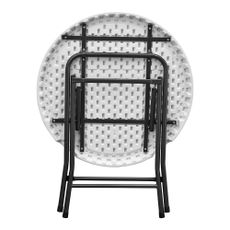 Okrúhly záhradný jedálenský stôl ø 80 cm - Rojaplast
