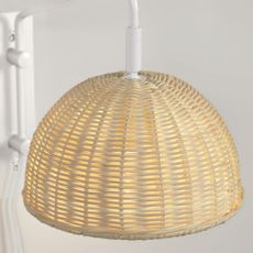 Ratanové nástenné svietidlo v prírodnej farbe ø 23 cm Damila - Kave Home