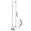 Rabalux 74005 - LED Stojacia lampa LUIGI LED/18W/230V 3000K