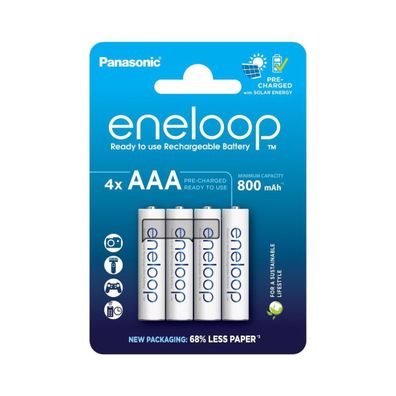 Panasonic - 4 ks Nabíjacia batéria AAA Eneloop 800 mAh