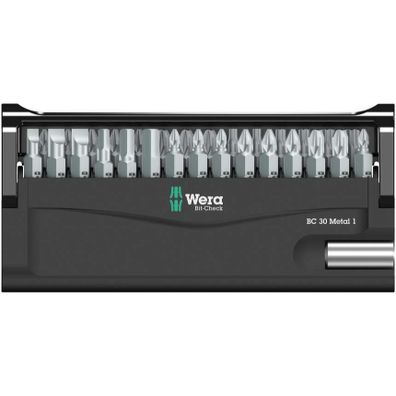 Wera 057440 Skrutkovacie bity 1/4" Bit-Check 30 Metal 1 SB (sada 30 kusov)