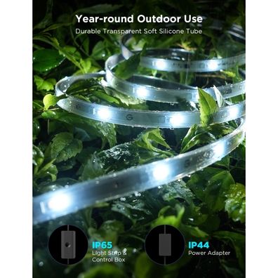 Govee - Outdoor Pro SMART RGBICWW vonkajší LED pásik 10m Wi-Fi IP65
