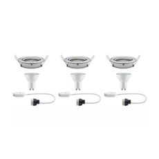 Paulmann 93607 - SADA 3x LED GU10/7W IP23 Stmievateľné kúpeľňové svietidlo 230V
