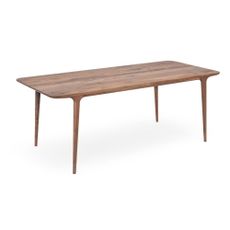 Jedálenský stôl z orechového dreva 90x200 cm Fawn – Gazzda