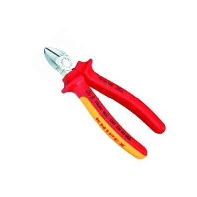 KNIPEX - kliešte štiepacie stranové 160mm, potah PVC do 1000 V