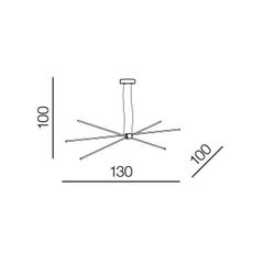 Azzardo AZ3135 - LED Luster na lanku JAX LED/33W/230V