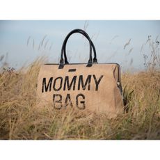 Childhome - Prebaľovacia taška MOMMY BAG RAFFIA LOOK béžová