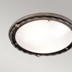 Elstead PB-F-B-BLK-GOLD - Stropné svietidlo PEMBROKE 1xE27/60W/230V mosadz