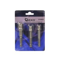 Sada redukcií pre skrutkovacie nástrčky 1/4" 3/8" 1/2" (25/100)