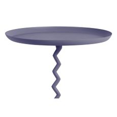Kovový okrúhly odkladací stolík ø 44 cm Zig Zag – Leitmotiv