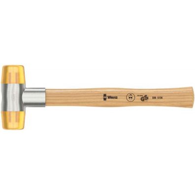 Wera 000020 Wera Hammer 100 - 4. Hlavy z Cellidoru. Jasanová rukoväť 290 mm