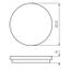 Kanlux 32940 - LED Vonkajšie svietidlo BENO LED/18W/230V 4000K biela IP54