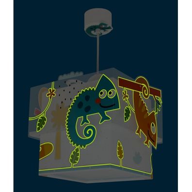 Dalber 63312 - Detský luster HAPPY JUNGLE 1xE27/15W/230V