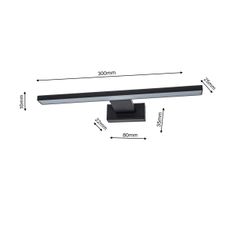 LED Kúpeľňové nástenné svietidlo SHINE 1xLED/7W/230V IP44