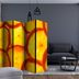 Paraván Orange slices Dekorhome 225x172 cm (5-dielny)